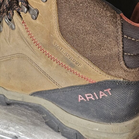 Ariat‎ Mens Size 14 Skyline Mid Goretex Work Boot Waterproof Brown Leather - Picture 10 of 11